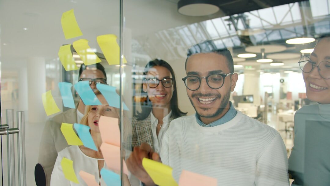 creative team brainstorming visual ideas