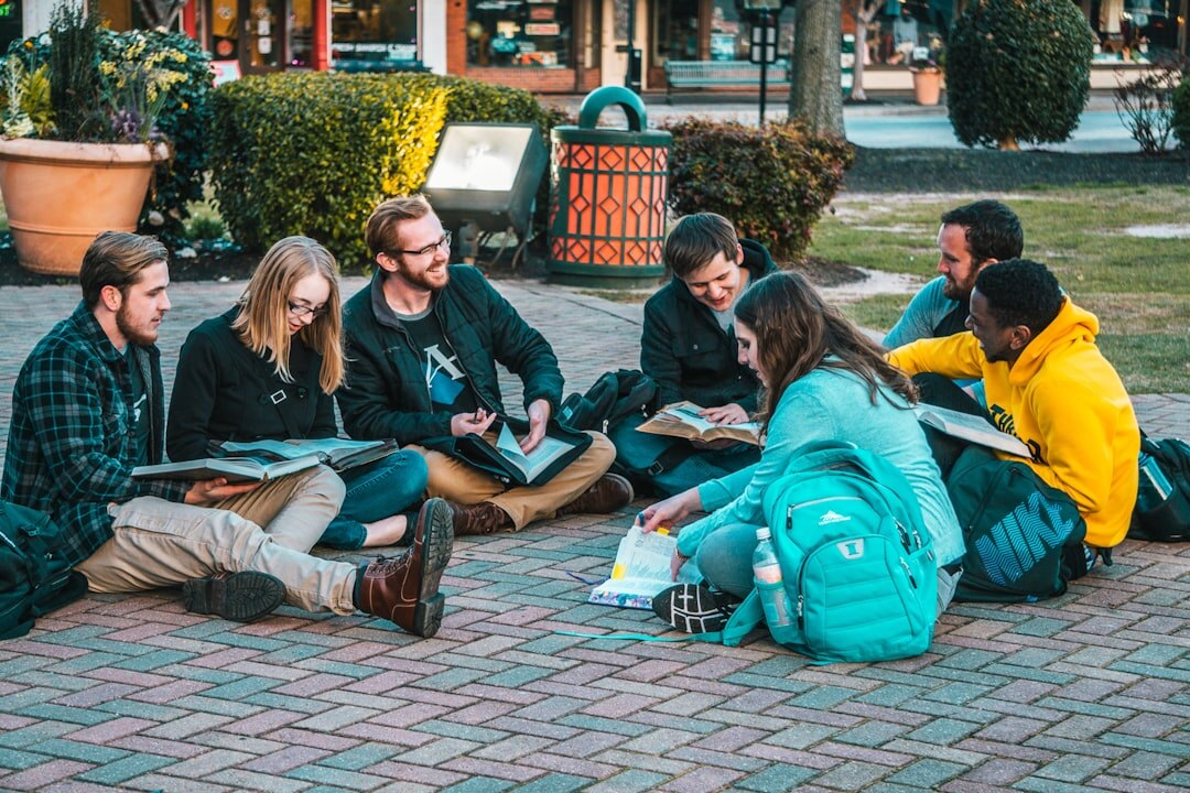diverse group reading